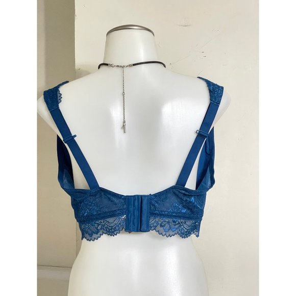 NWOT.Secret treasures.Women lace bra,‎ blue color size 1X - Picture 2 of 12